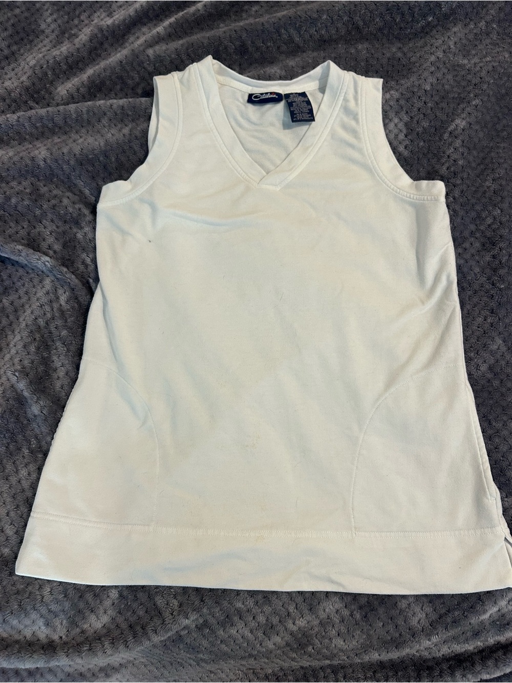 Great Condition Adorable Sleeveless Top With POCKETS! SzL